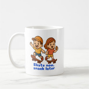 Taza De Café Patina Ahora, Snacker Después – Diseño Divertido d