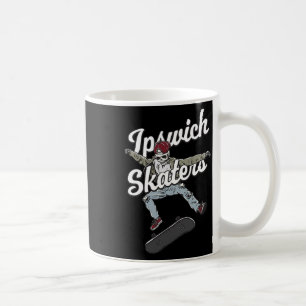 Taza De Café Patinador de Ipswich Patineta Divertido Humor de P