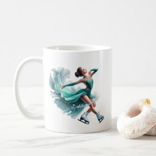 Taza De Café Patinadora sobre hielo