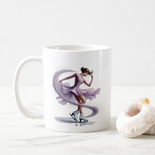 Taza De Café Patinadora sobre hielo