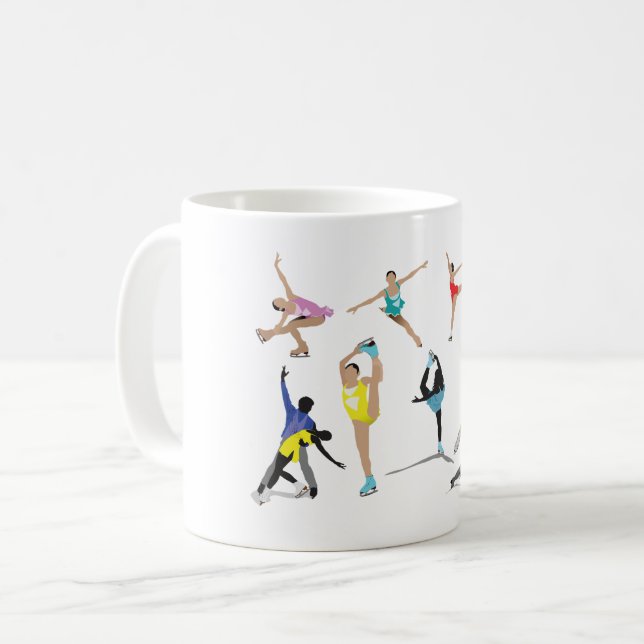 Taza De Café Patinaje artístico (Anverso izquierdo)