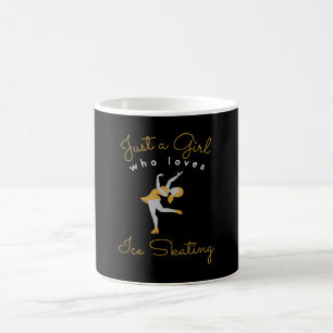Taza De Café Patinaje artístico sólo un patinaje sobre hielo 
