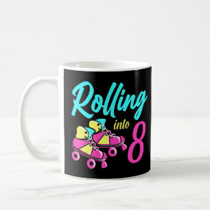 Taza De Café Patinaje De Rollo En 8 Años Volemos A Im 8 Rollerb