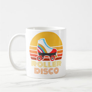 Taza De Café Patinaje en patines de ruedas Disco