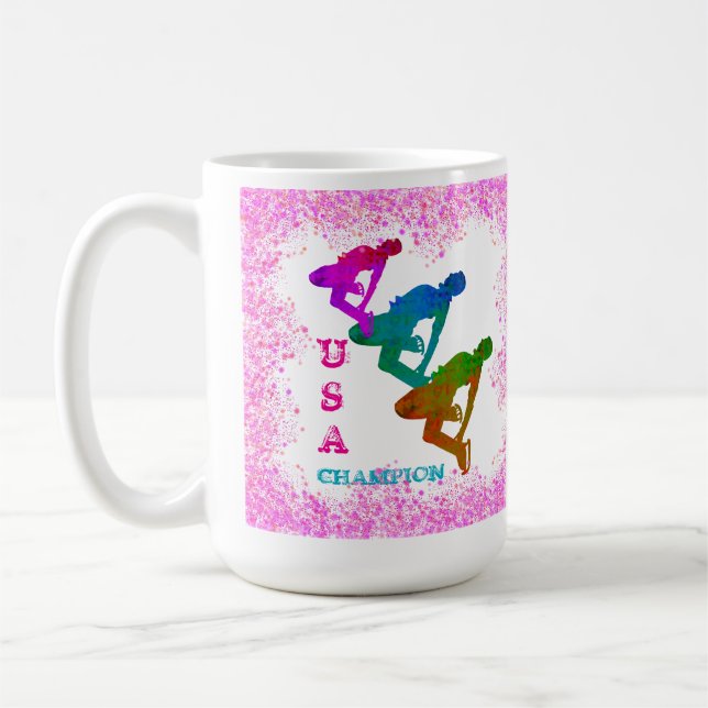 TAZA DE CAFÉ PATINAJE OLÍMPICO  (Izquierda)
