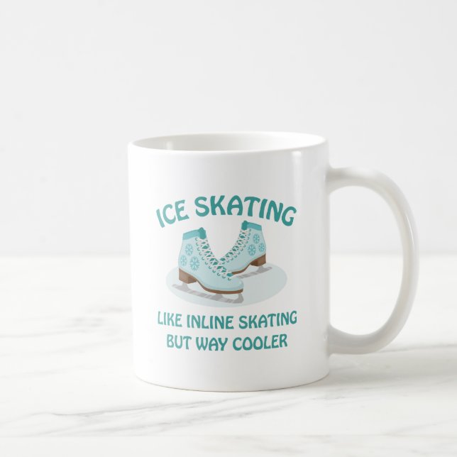 Taza De Café Patinaje sobre hielo (Derecha)