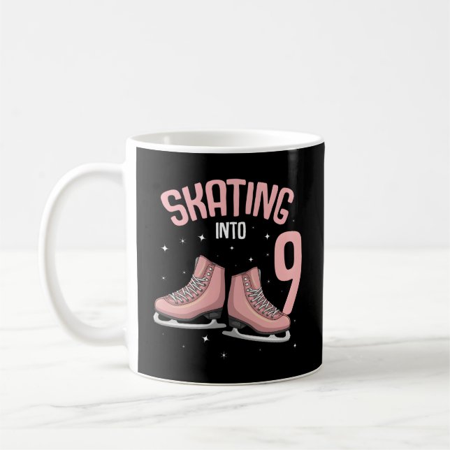 Taza De Café Patinaje Sobre Hielo 9 Años (Izquierda)