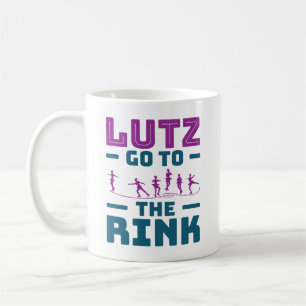 Taza De Café Patinaje sobre hielo Cute Lutz Ir a la pista