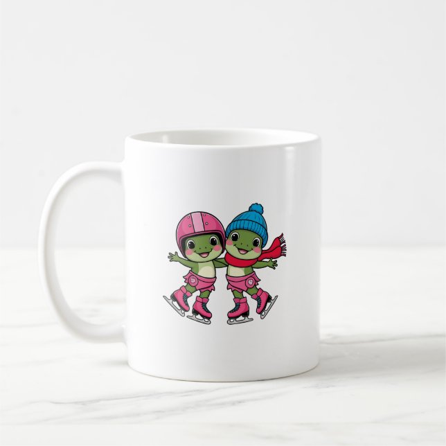 Taza De Café Patinaje sobre hielo de ranas