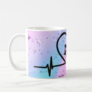Taza De Café Patinaje sobre hielo Heartbeat Mug - Regalo de ent