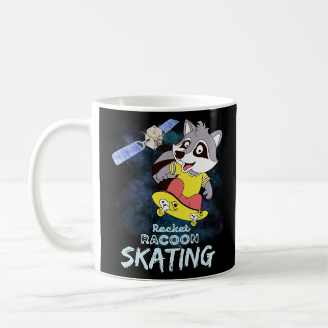Taza De Café Patinaje sobre Rocket Racoon (Izquierda)
