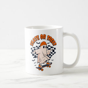 Taza De Café Patinar o tratar a Ghost Halloween