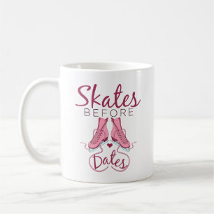 Taza De Café Patines Antes De Las Fechas Cuidan El Patinaje Art