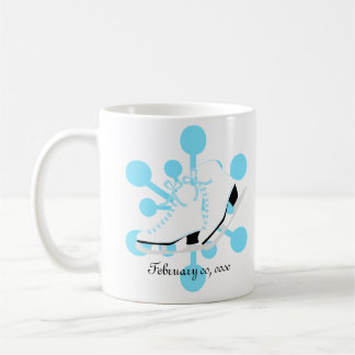 Taza De Café Patines De Hielo De Snowflake