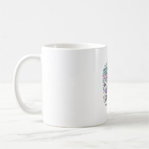 Taza De Café Patines Unicornio Unicornio Estilo Retro Gráfico 