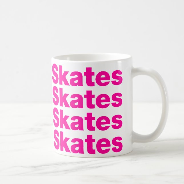 Taza De Café Patines y patines (Derecha)
