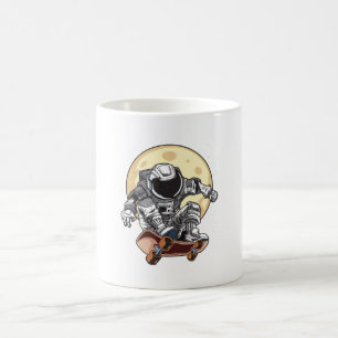 Taza De Café Patineta Astronauta
