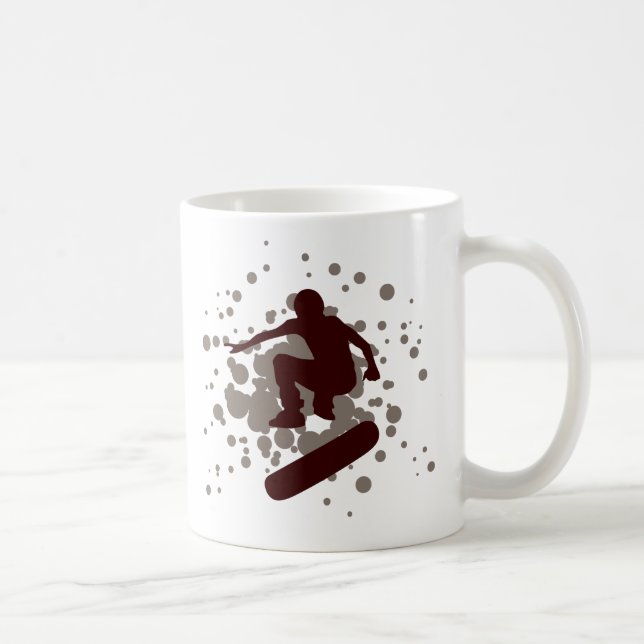 Taza De Café patineta. burbujas. (Derecha)