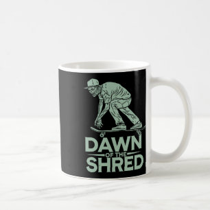 Taza De Café Patineta de Halloween Alba del Zombie Desmenuzar