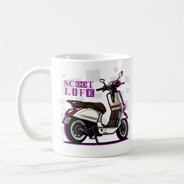 Taza De Café Patinete (Izquierda)