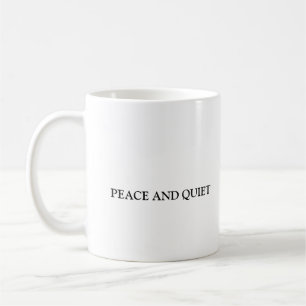 TAZA DE CAFÉ PATIO TRASERO, PAZ Y TRANQUILIDAD