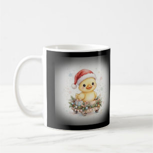 Taza De Café Patito del Desfile de Navidad