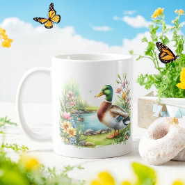 Taza De Café Pato acuático de primavera - Mug infantil