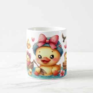 Taza De Café Pato amarillo lindo