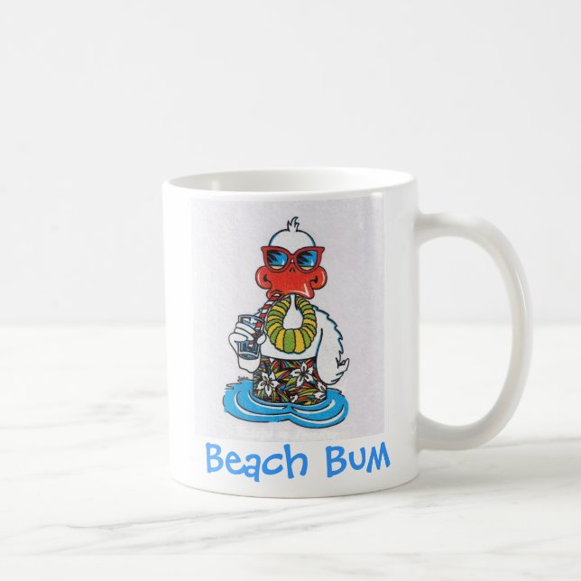 Taza De Café Pato Bum Beach (Derecha)