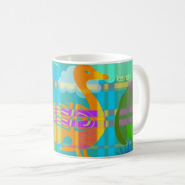 Taza De Café  Pato Campestre (Anverso derecho)