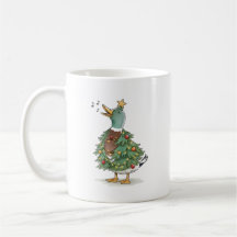 Pato Cantando Árbol de Navidad para Amor de Fiesta