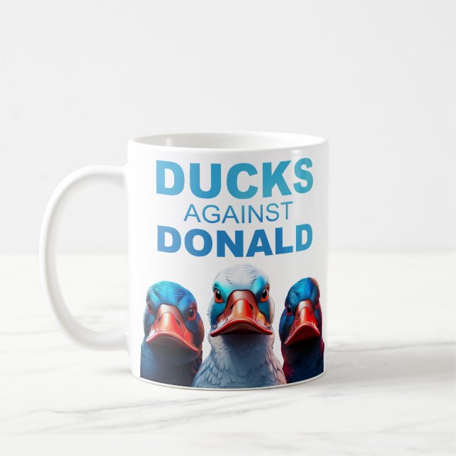 Taza De Café PATO CONTRA LA mugre DE DONALD (Izquierda)