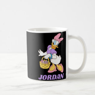 Taza De Café Pato Daisy sosteniendo una cesta de huevos de Pasc