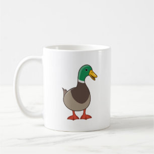 Taza De Café Pato de dibujos animados lindo