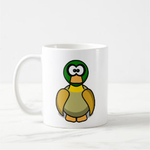 Taza De Café Pato de dibujos animados lindo