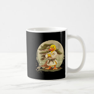 Taza De Café Pato de goma de Judo Kickboxing Taekwondo Naturale