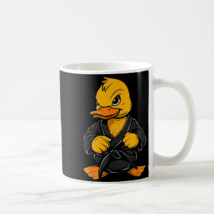 Taza De Café Pato de goma de Judo Kickboxing Taekwondo Naturale