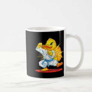 Taza De Café Pato de goma de Judo Kickboxing Taekwondo Naturale