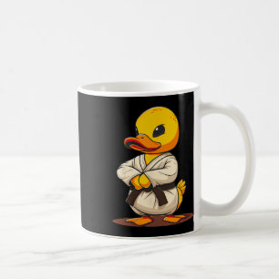 Taza De Café Pato de goma motivo karate Taekwondo Jiu-jitsu Mma