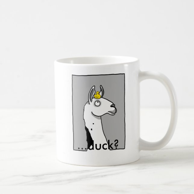 Taza De Café ¿Pato de la llama de la llama…? (Derecha)