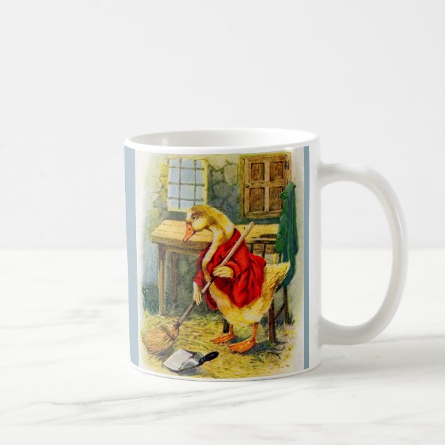 Taza De Café Pato de los años 1930 barriendo el suelo (Derecha)