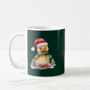 Taza De Café Pato de Navidad