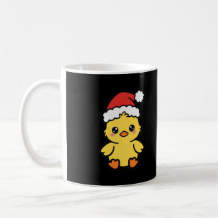 Taza De Café Pato de Santa Navidad