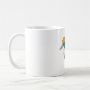 Taza De Café Pato del viajero del norte con gorra duro