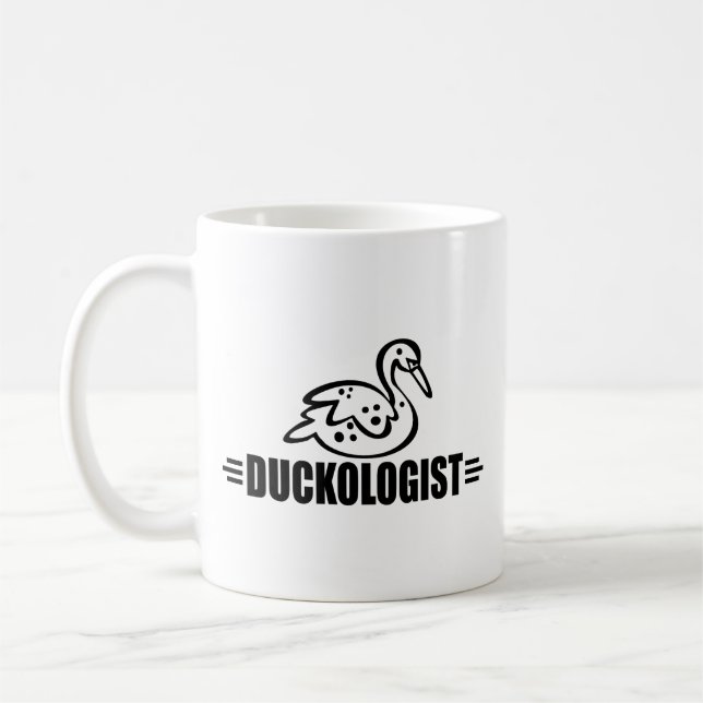 Taza De Café Pato Divertido (Izquierda)