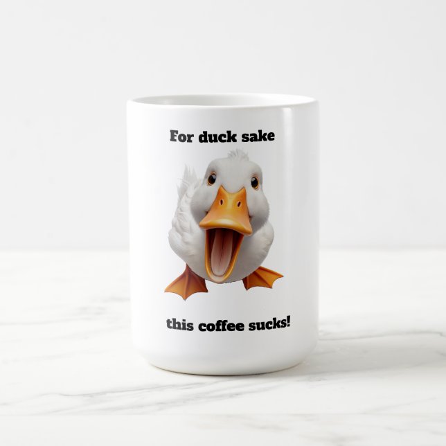 Taza De Café Pato Divertido (Centro)
