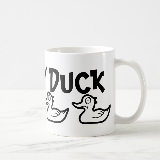 Taza De Café Pato enfermo H (Derecha)