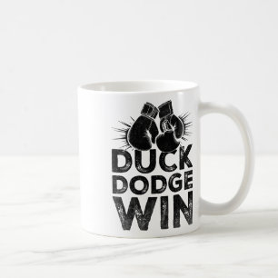Taza De Café Pato esquiva ganar boxeador deportes fuerza gimnas