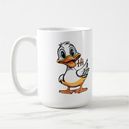 Taza De Café Pato gracioso