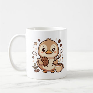 Taza de café Pato Kawaii